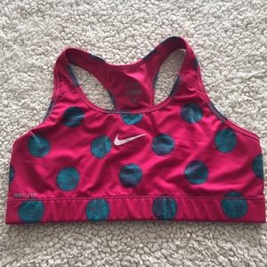 Women’s Nike Pro Dri-Fit sports bra. Size large.